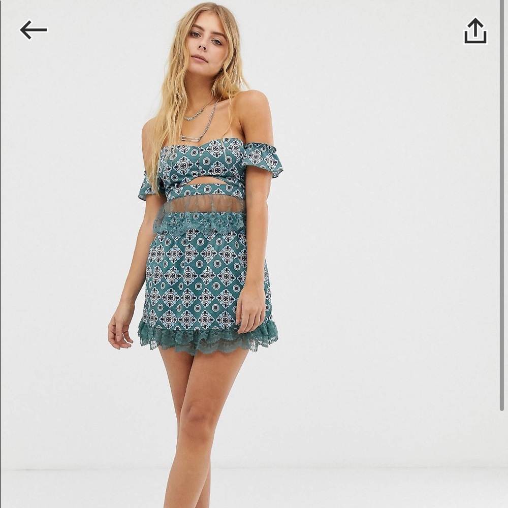 ASOS Two piece top and skirt set
